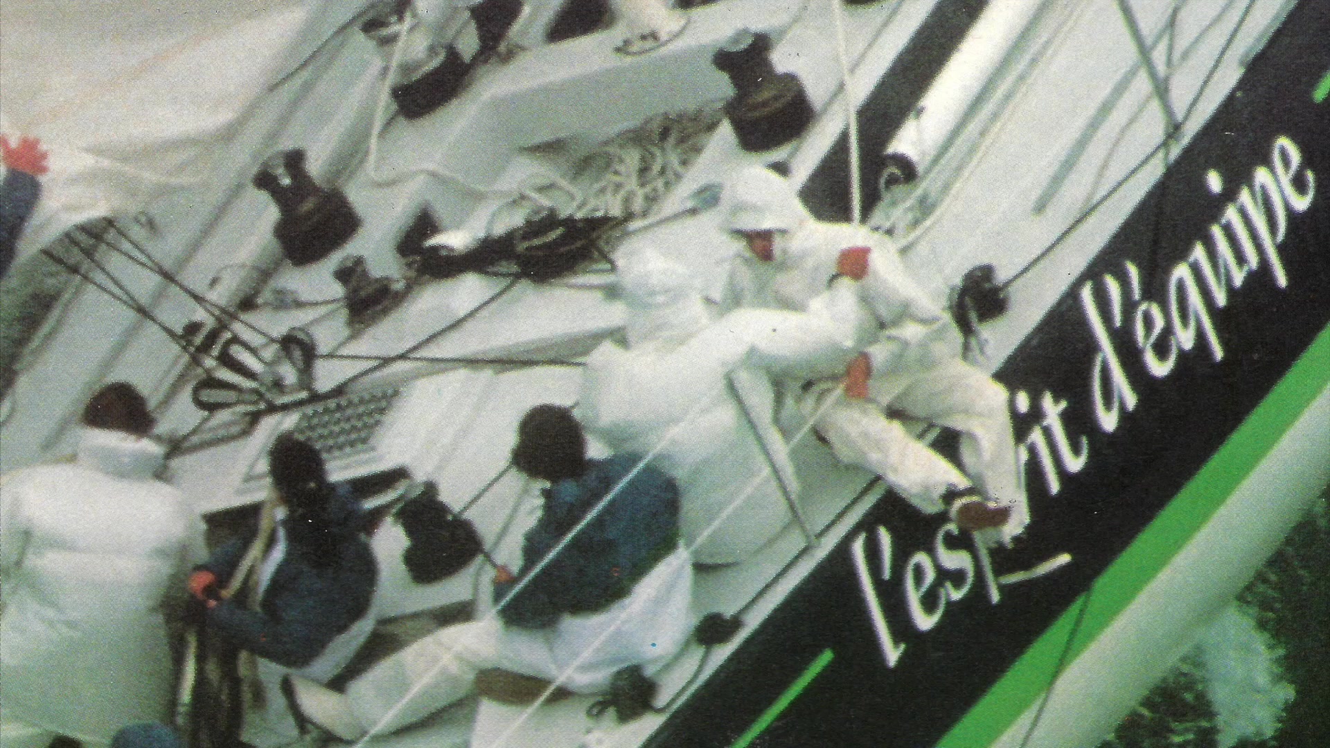 L’Esprit d’Équipe en course lors de la Whitbread 1985-1986